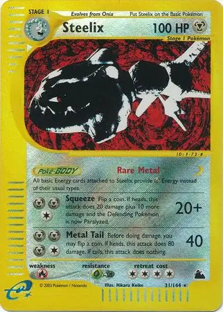 Steelix Reverse Holo 31 - Skyridge Pokesingles