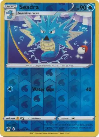 Seadra Reverse Holo 032 - Battle Styles Pokesingles