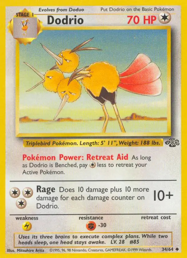 Dodrio 34 - Jungle Pokesingles