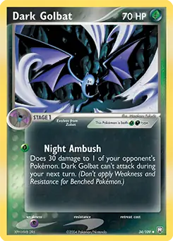 Dark Golbat 34 - Team Rocket Returns Pokesingles