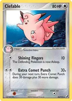 Clefable 36 - Unseen Forces Pokesingles