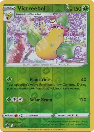 Victreebel Reverse Holo 003 - Battle Styles Pokesingles