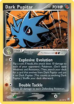 Dark Pupitar 40 - Team Rocket Returns Pokesingles