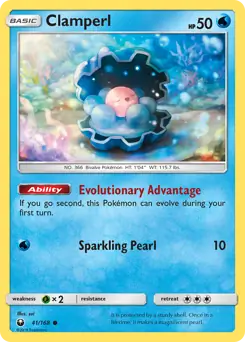 Clamperl 41 - Celestial Storm Pokesingles