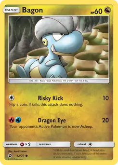 Bagon 42 - Dragon Majesty Pokesingles