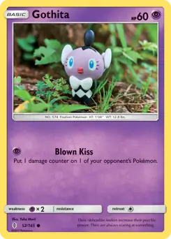Gothita 52 - Guardians Rising Pokesingles