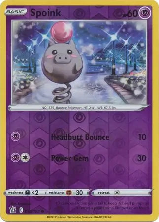 Spoink Reverse Holo 055 - Battle Styles