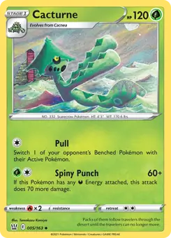 Cacturne 005 - Battle Styles