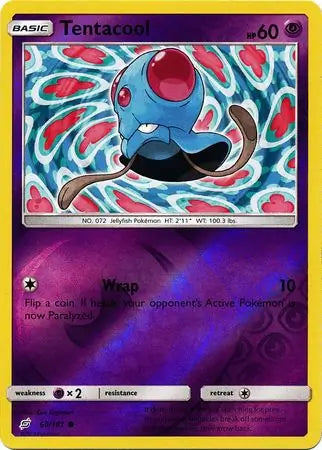 Tentacool Reverse Holo 60 - Team Up Pokesingles