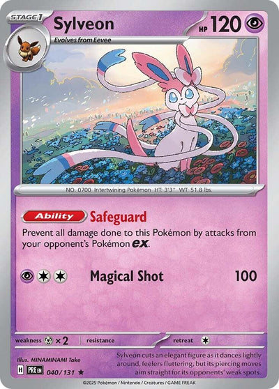 Sylveon 040 - SV: Prismatic Evolutions - Holofoil