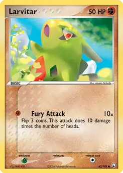 Larvitar 62 - Team Rocket Returns Pokesingles