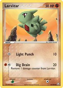 Larvitar 63 - Team Rocket Returns Pokesingles