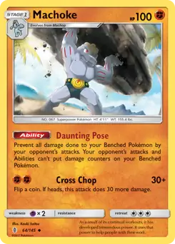 Machoke 64 - Guardians Rising Pokesingles