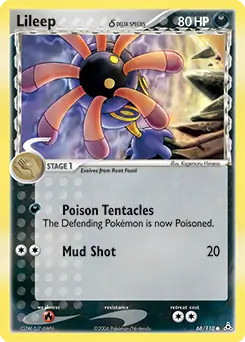 Lileep 68 - Holon Phantoms Pokesingles