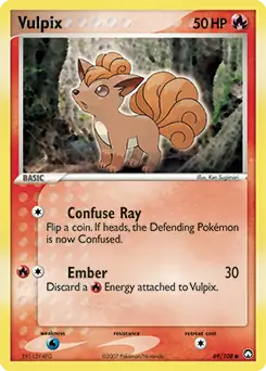 Vulpix 69 - Power Keepers Pokesingles