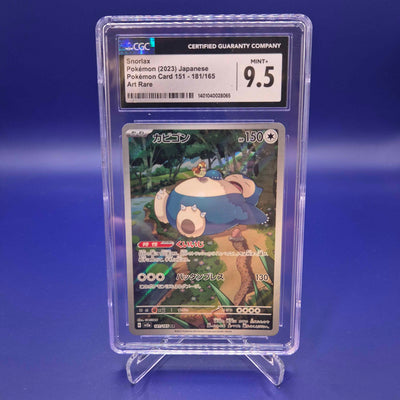 Snorlax 181 (JP) - SV2a: Pokemon Card 151 - CGC 9.5