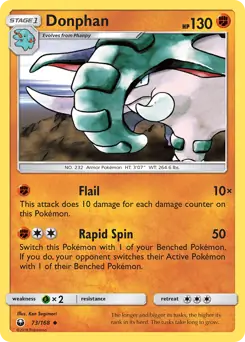 Donphan 73 - Celestial Storm Pokesingles
