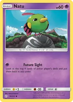 Natu 78 - Cosmic Eclipse Pokesingles