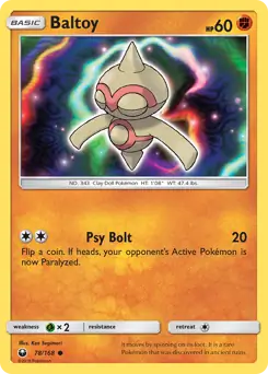 Baltoy 78 - Celestial Storm Pokesingles