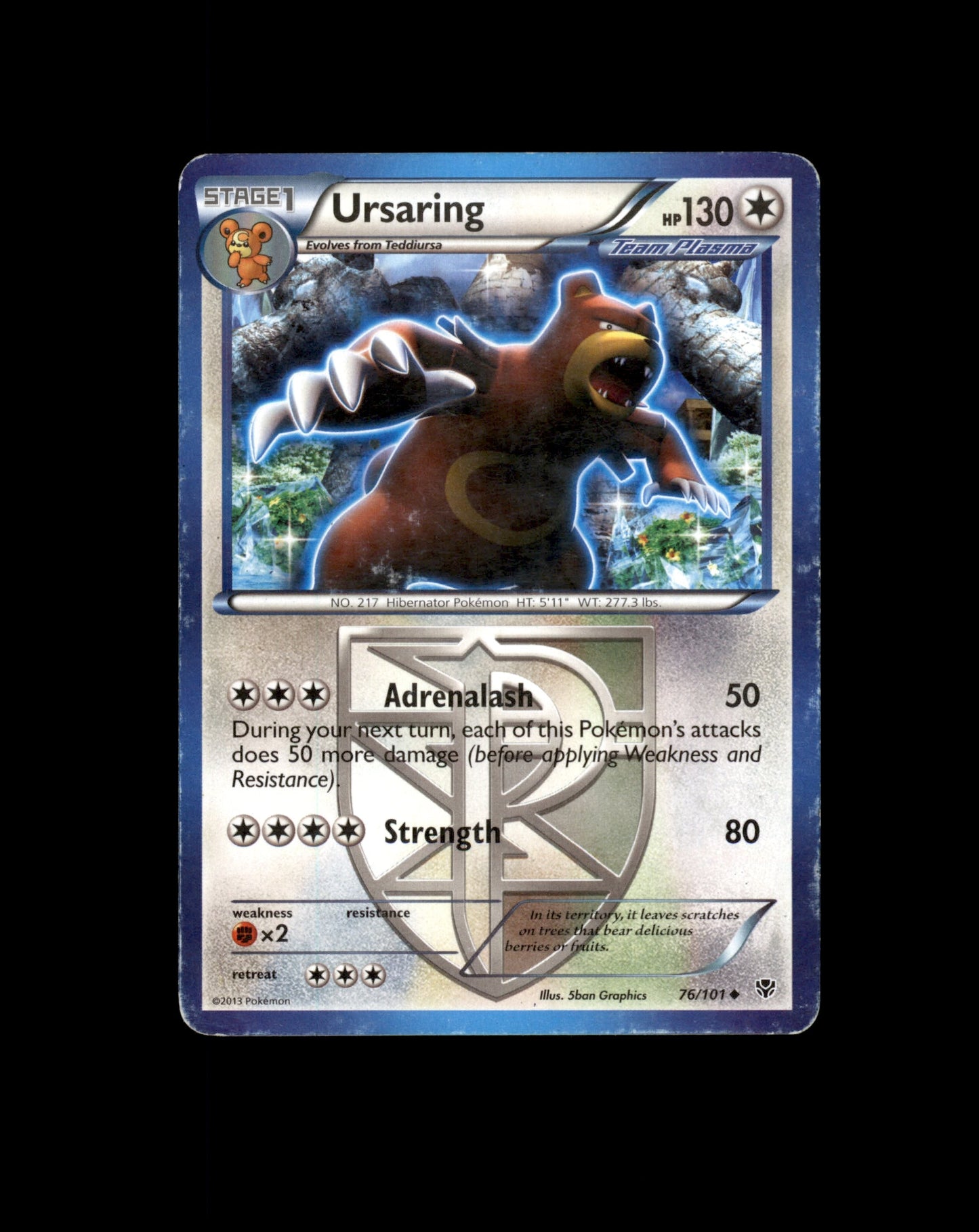 *SE BILDE FOR TILSTAND* Ursaring #76 Pokemon Plasma Blast Pokesingles