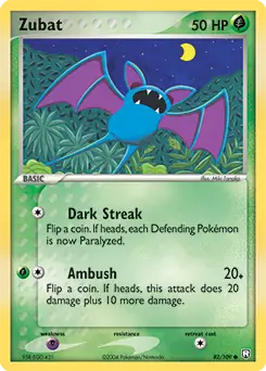Zubat 82 - Team Rocket Returns Pokesingles