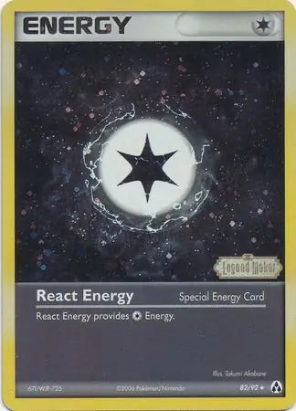 React Energy Reverse Holo 82 - Legend Maker Pokesingles