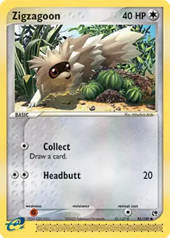 Zigzagoon 85 - Sandstorm Pokesingles