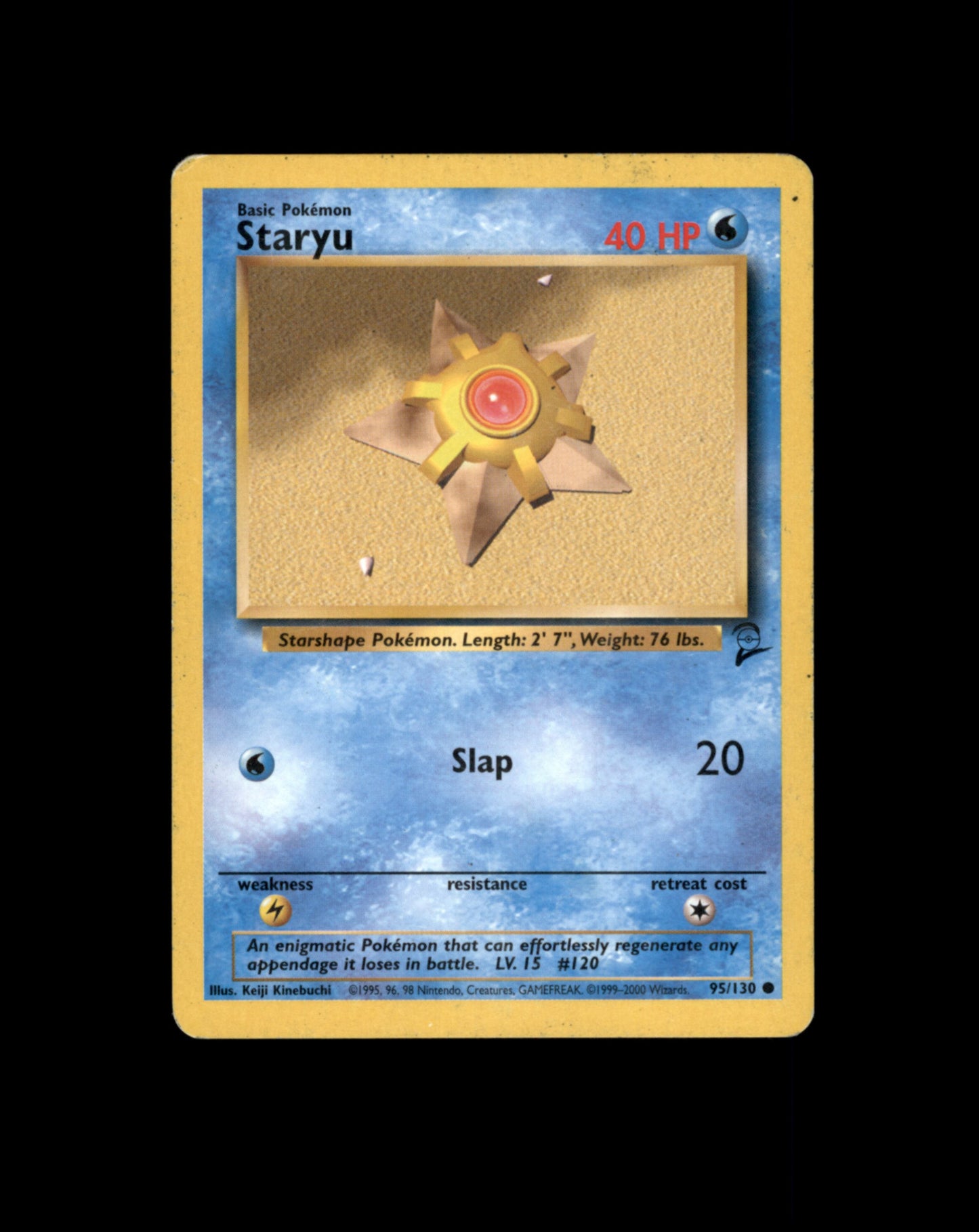 *SE BILDE FOR TILSTAND* Staryu #95 Pokemon Base Set 2 Pokesingles