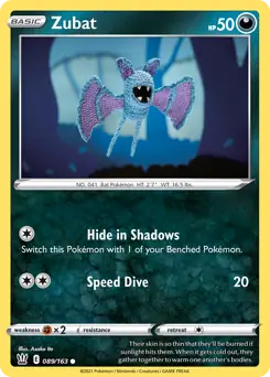 Zubat 089 - Battle Styles