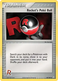 Rocket's Poke Ball 89 - Team Rocket Returns Pokesingles
