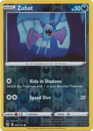 Zubat Reverse Holo 089 - Battle Styles