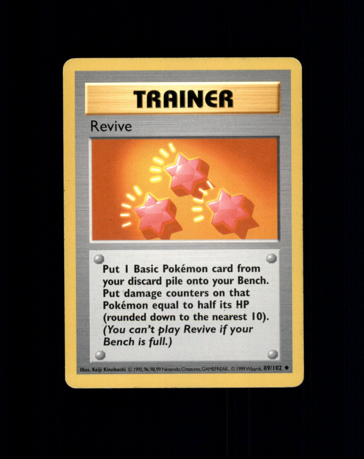 *SE BILDE FOR TILSTAND* Revive #89 Pokemon Base Set Pokesingles