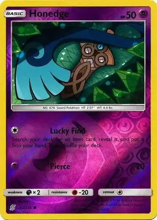 Honedge Reverse Holo 92/236 - Unified Minds Pokesingles