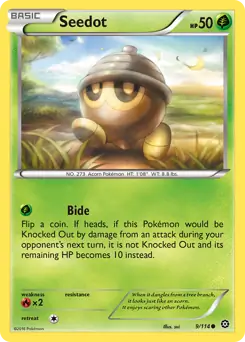 Seedot 9 - Steam Siege, Steam Siege | XY, bulk, 4.00 kr, Pokesingles. Kjøp pokemon kort til lave priser hos oss.