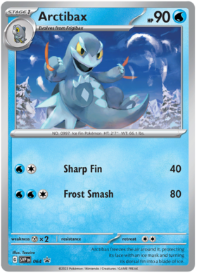 064 Arctibax, Scarlet & Violet | Promos, promo, 25.00 kr, Pokesingles. Kjøp pokemon kort til lave priser hos oss.