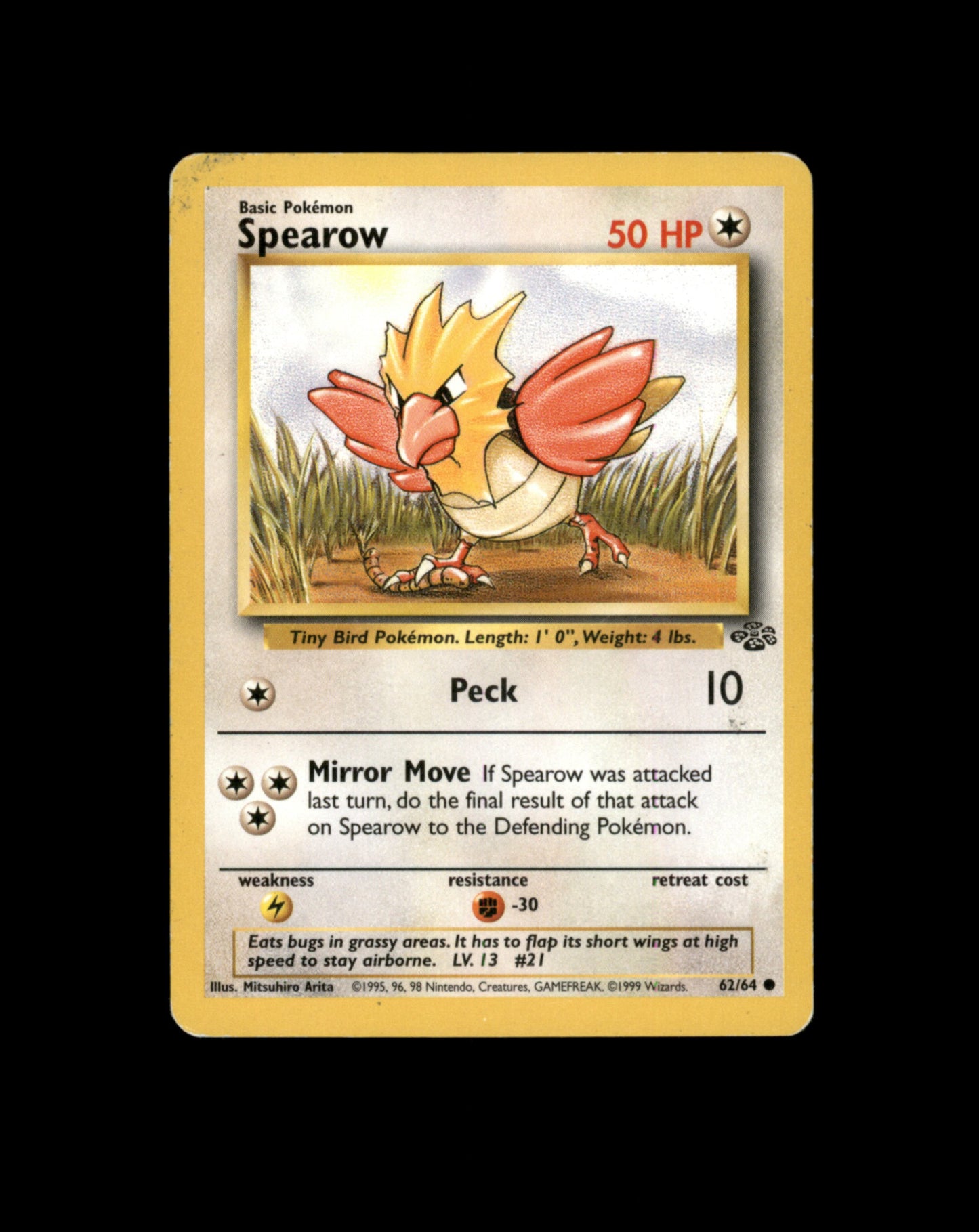 Spearow #62 Pokemon Jungle Pokesingles