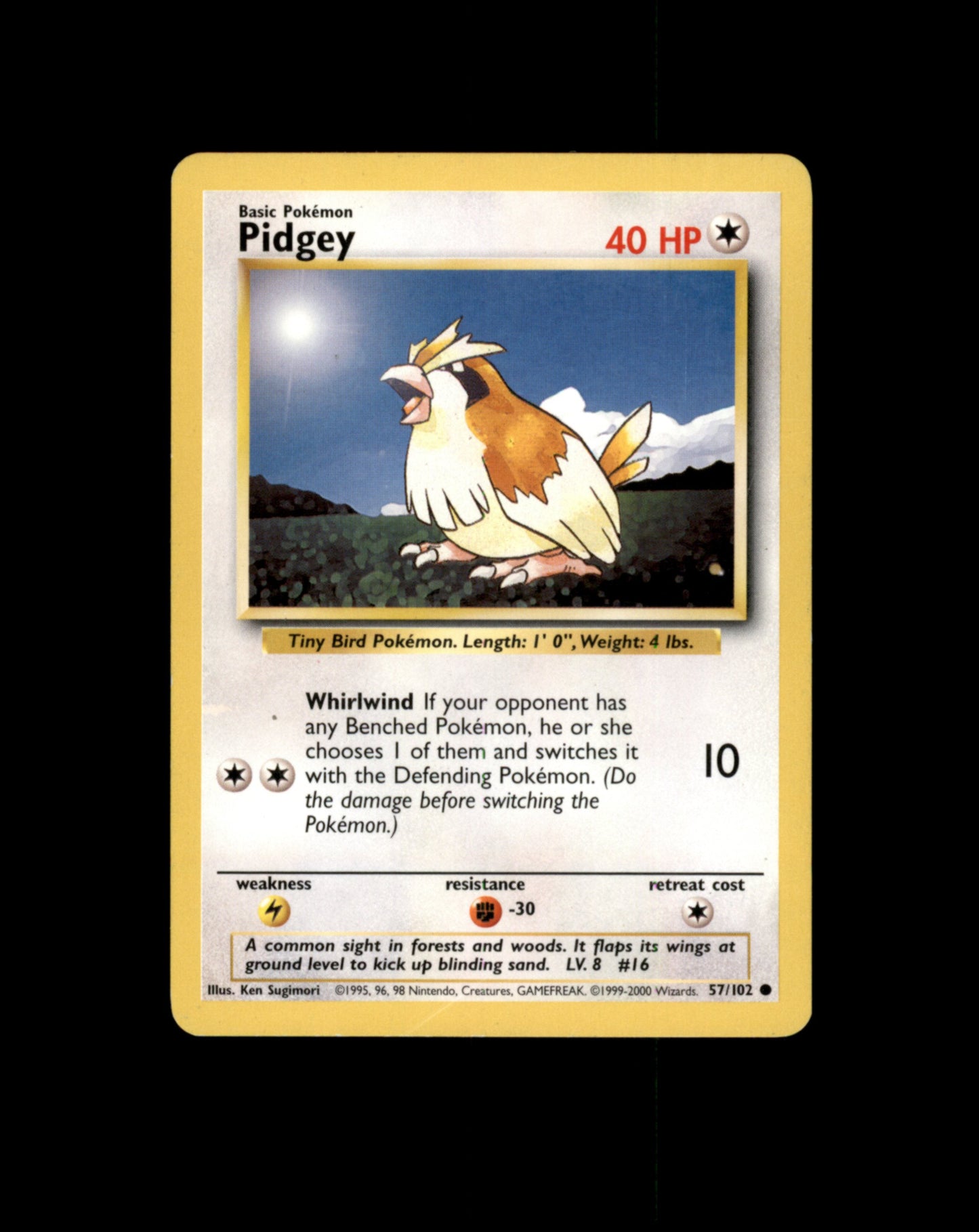 Pidgey #57 Pokemon Base Set Pokesingles