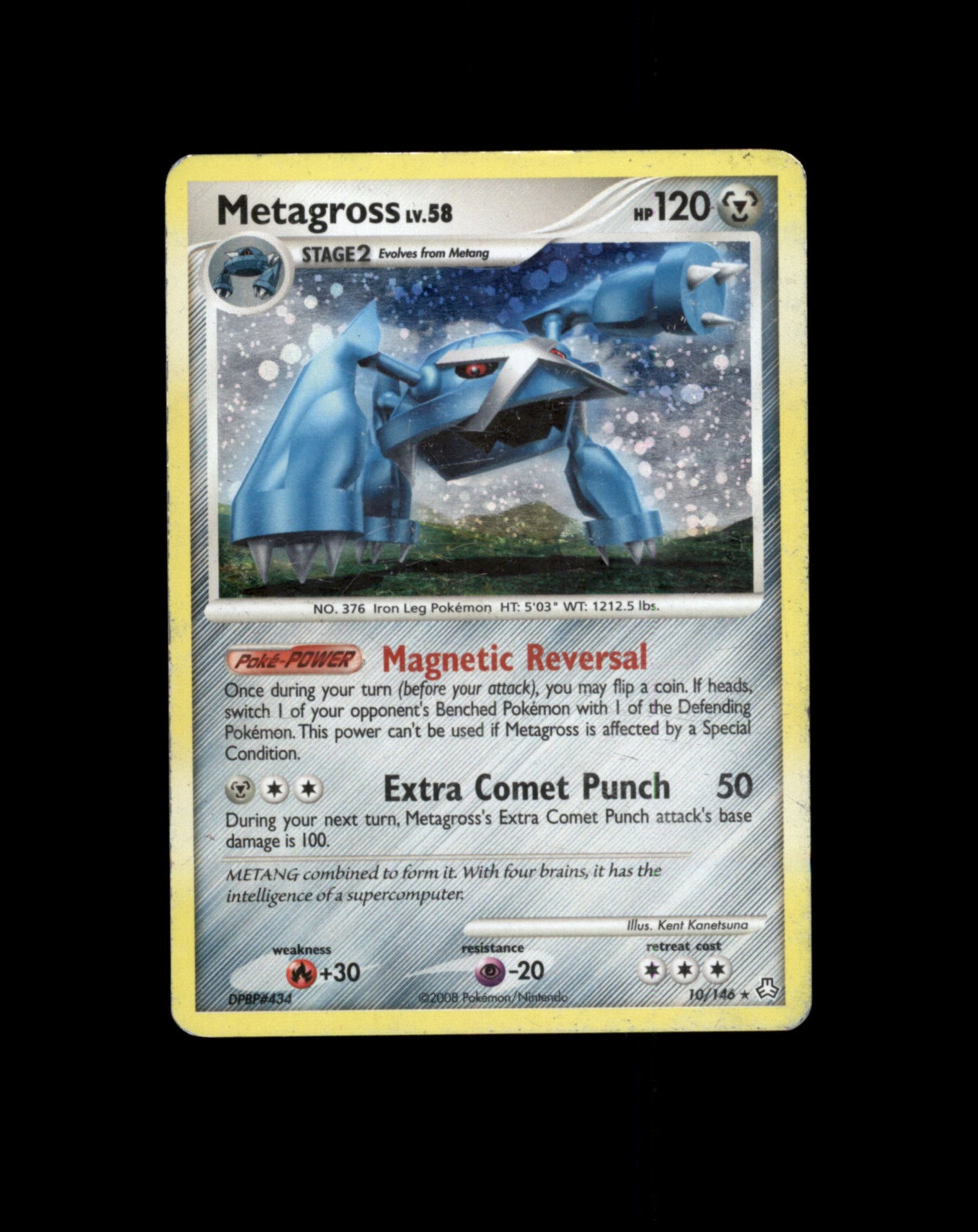 *SE BILDE FOR TILSTAND* Metagross 10 Holo Rare Legends Awakened Pokesingles