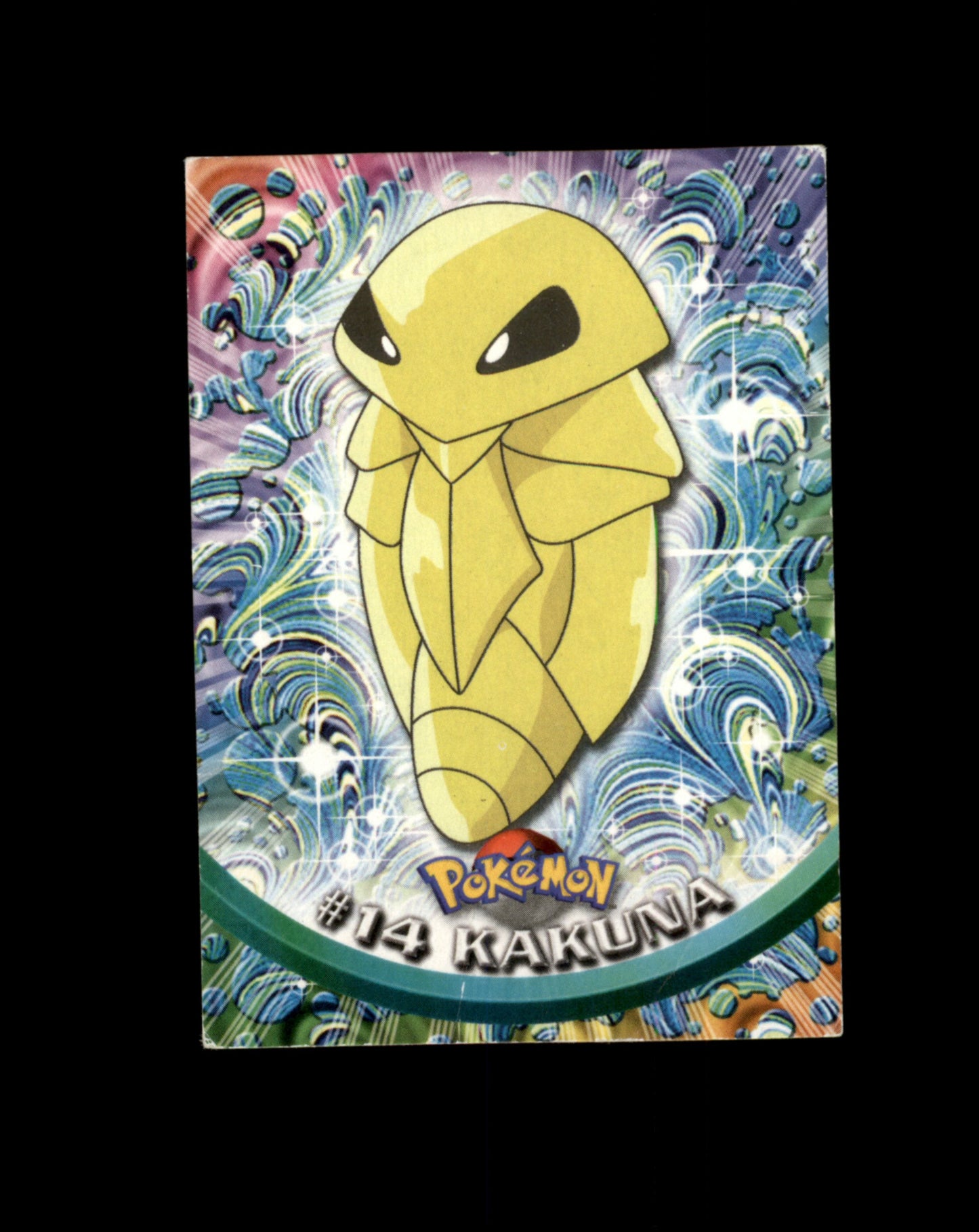 *SE BILDE FOR TILSTAND* Kakuna #14 Pokemon 1999 Topps TV Pokesingles