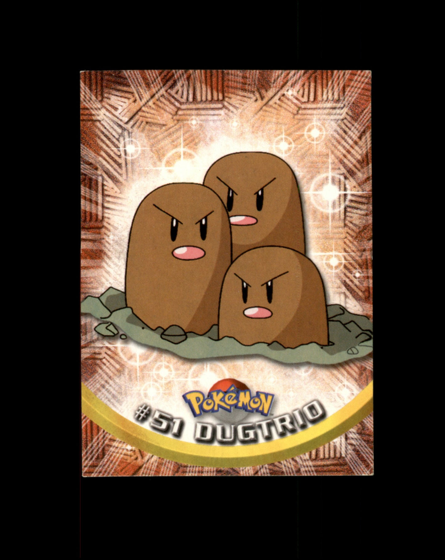 *SE BILDE FOR TILSTAND* Dugtrio #51 Pokesingles