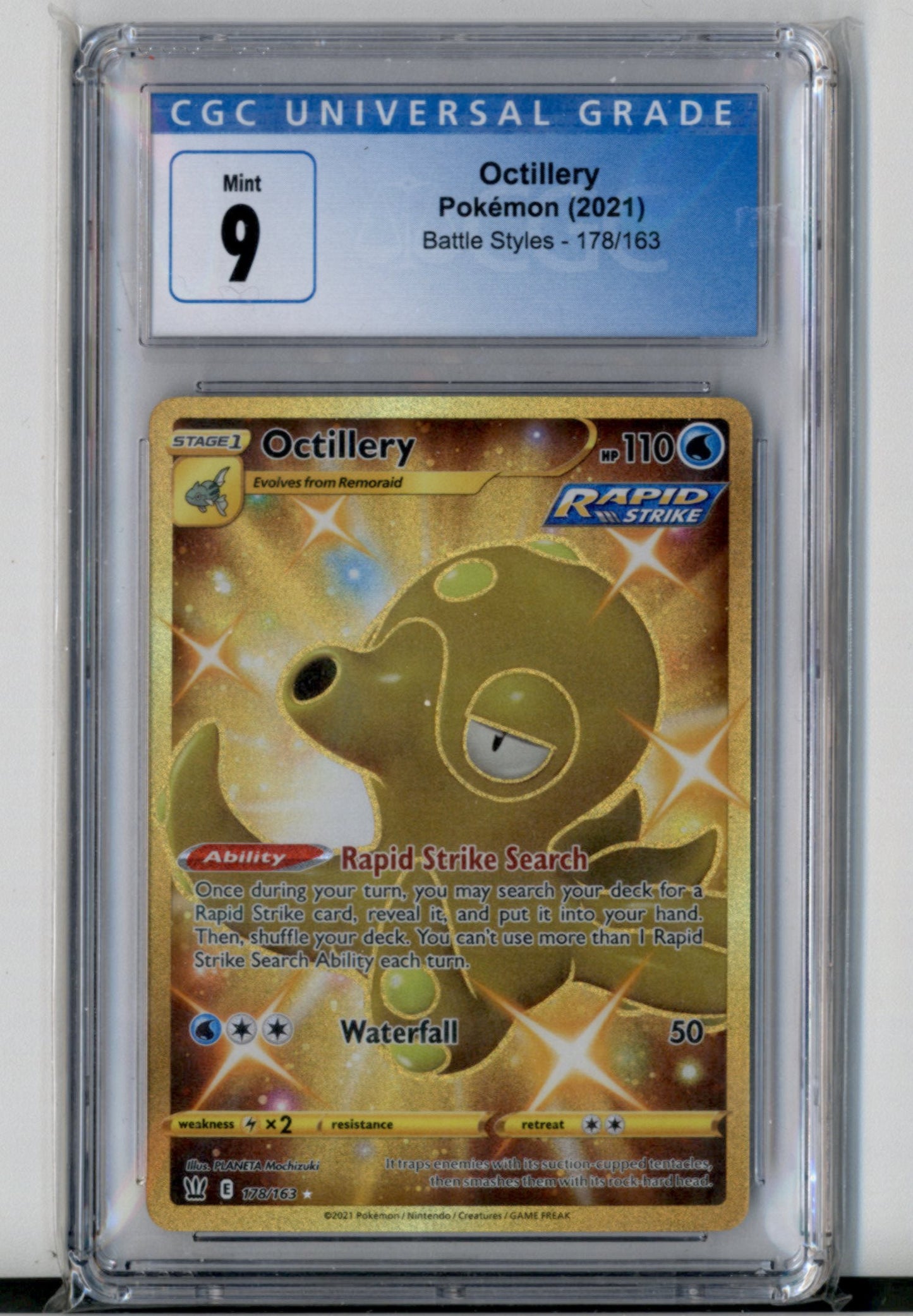Octillery 178 Battle Styles CGC 9 Pokesingles