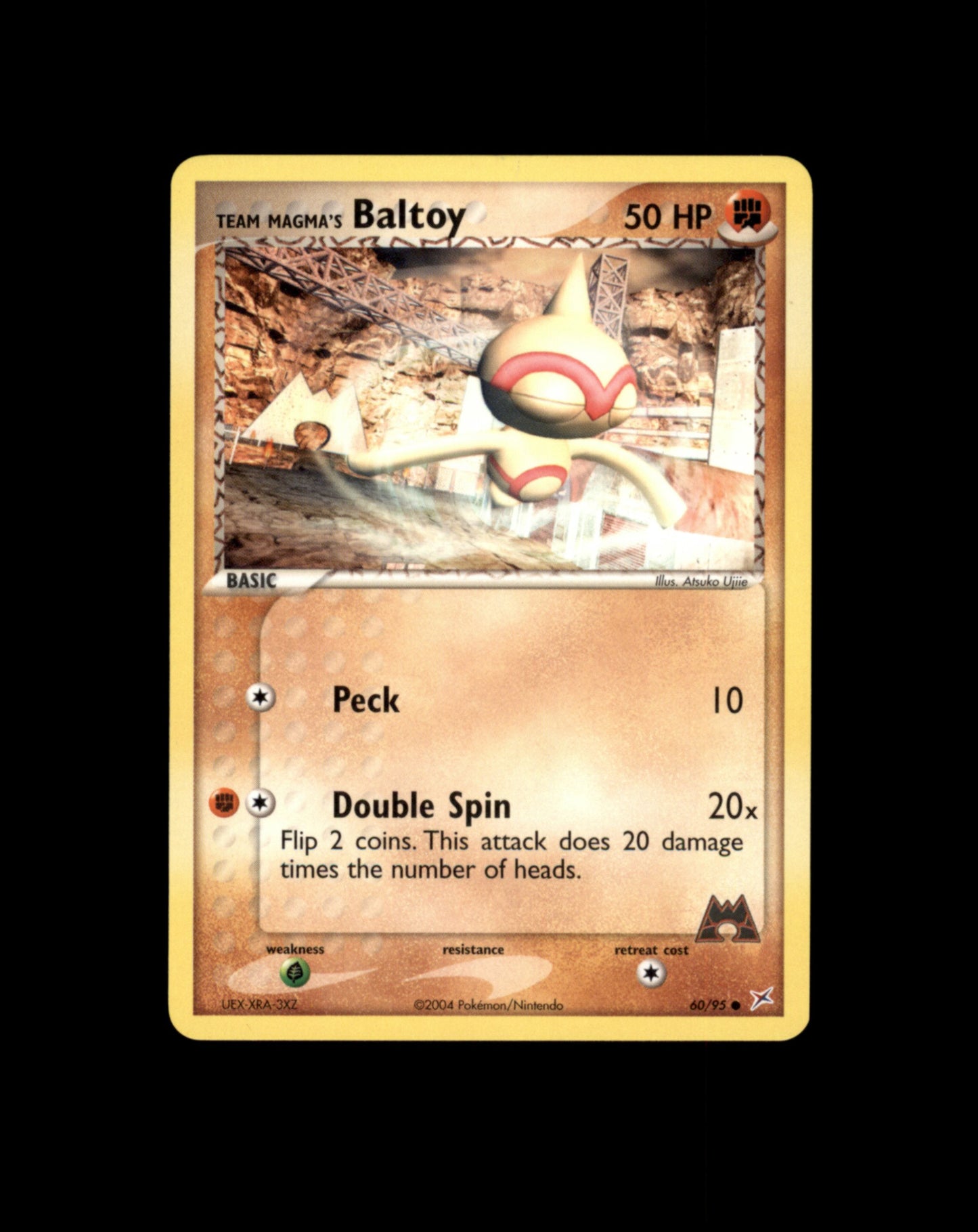 *SE BILDE FOR TILSTAND* Baltoy #60 Pokemon Team Magma & Team Aqua Pokesingles