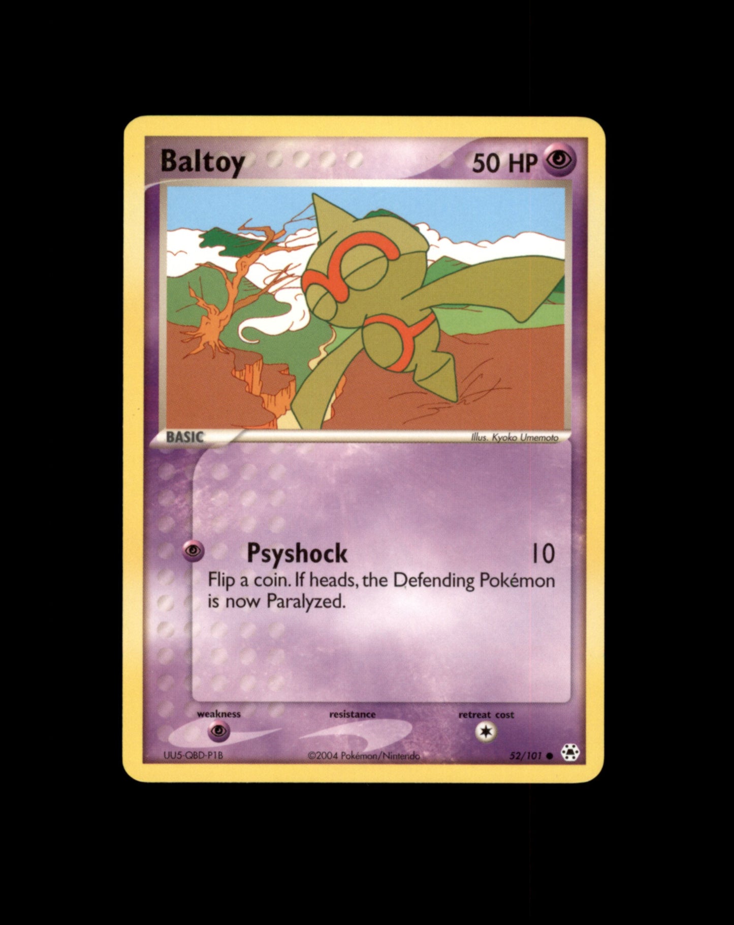 *SE BILDE FOR TILSTAND* Baltoy #52 Pokemon Hidden Legends Pokesingles