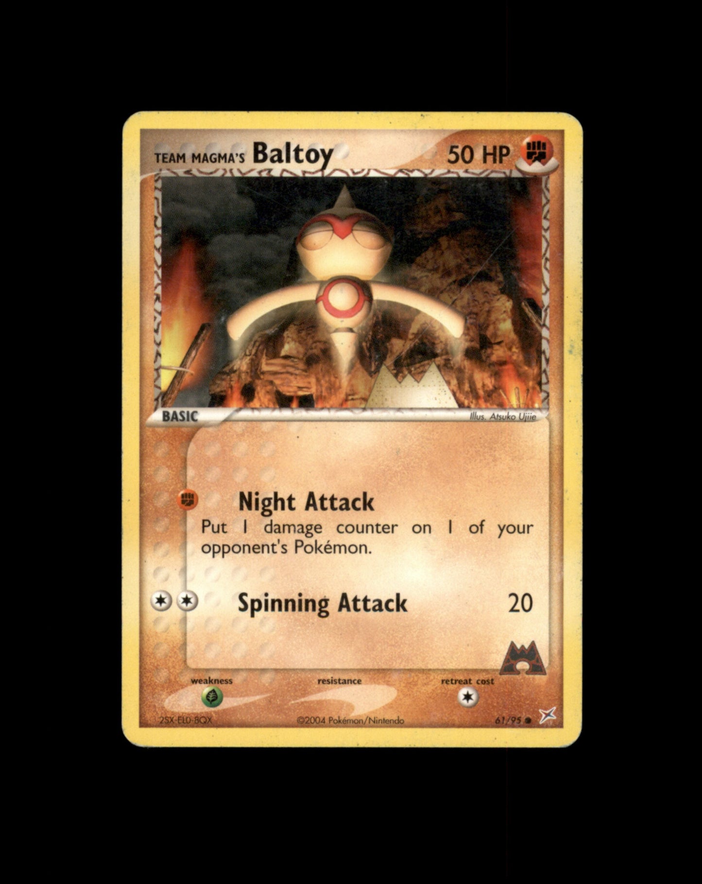 *SE BILDE FOR TILSTAND* Baltoy #61 Pokemon Team Magma & Team Aqua Pokesingles