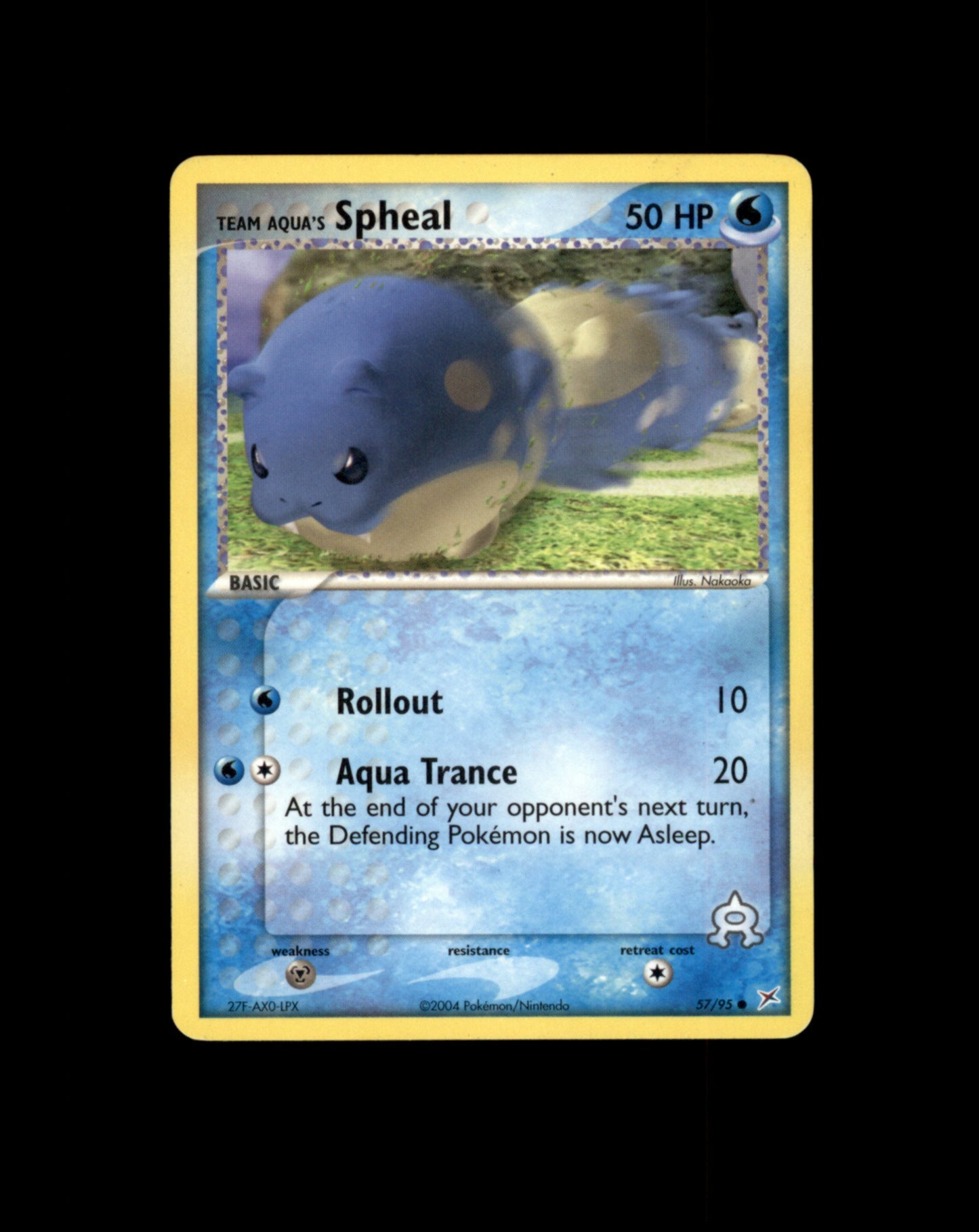 *SE BILDE FOR TILSTAND* Spheal #57 Pokemon Team Magma & Team Aqua Pokesingles