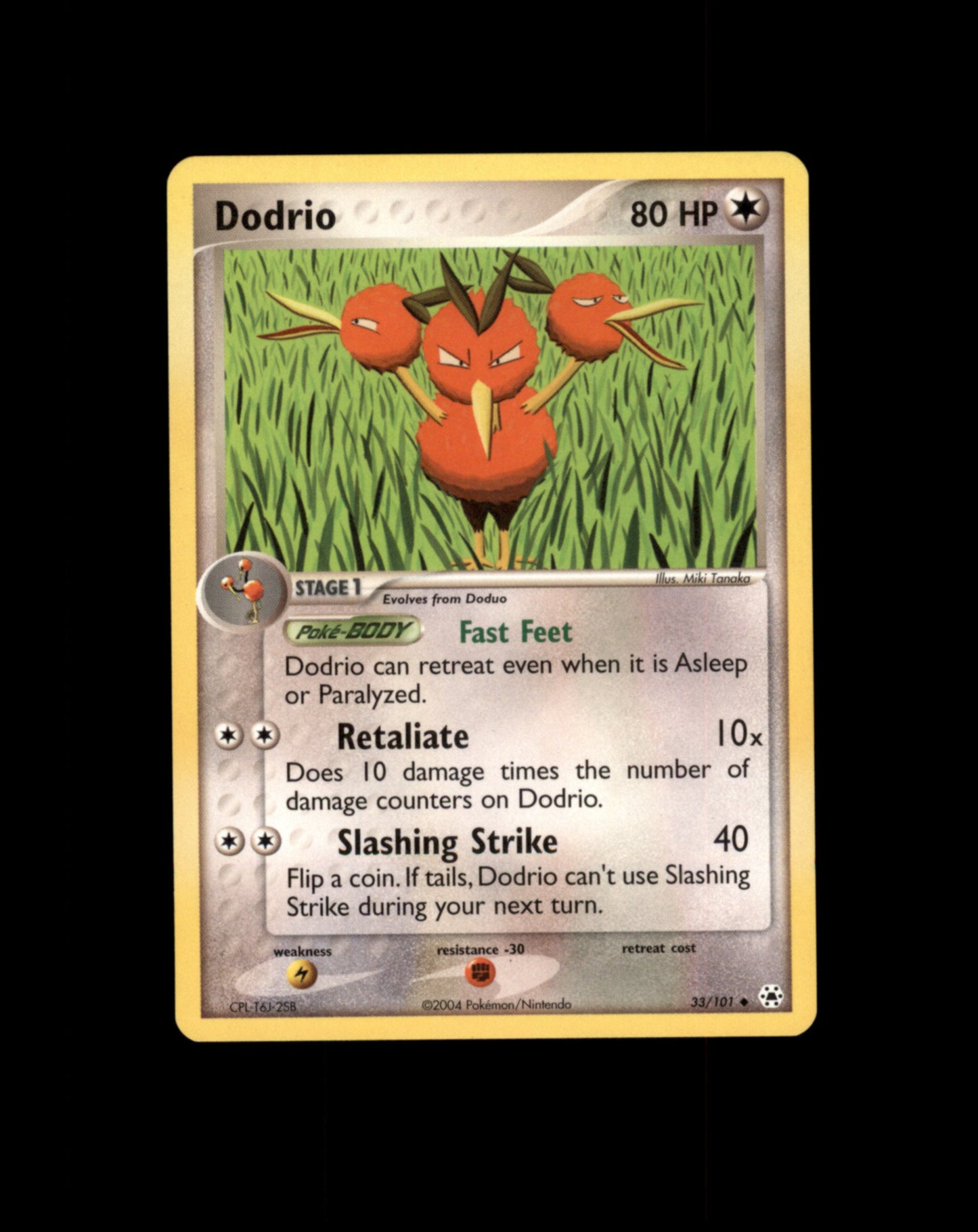 *SE BILDE FOR TILSTAND* Dodrio #33 Pokemon Hidden Legends Pokesingles
