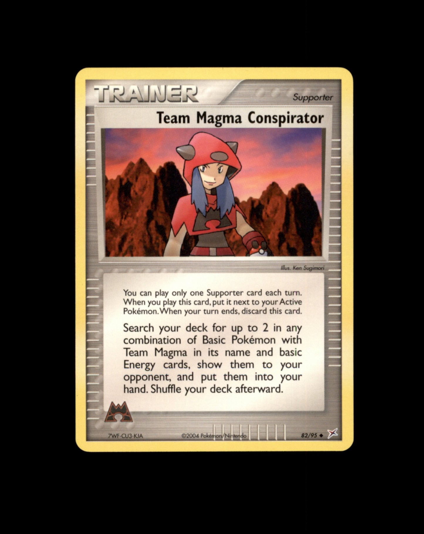 *SE BILDE FOR TILSTAND* Conspirator #82 Pokemon Team Magma & Team Aqua Pokesingles