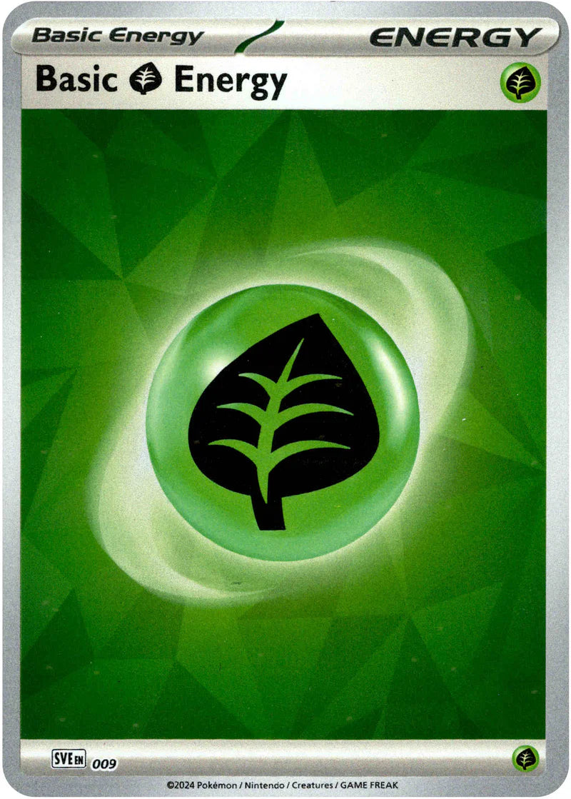 Basic Grass Energy - 009 - Prismatic Evolutions - Reverse Holo Pokesingles