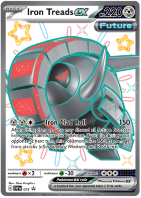 073 Iron Treads ex, Scarlet & Violet | Promos, ex,promo, 25.00 kr, Pokesingles. Kjøp pokemon kort til lave priser hos oss.