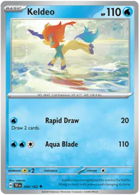 044 Keldeo, Temporal Forces | Scarlet & Violet, nonholo, 2.00 kr, Pokesingles. Kjøp pokemon kort til lave priser hos oss.